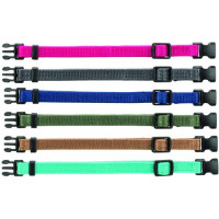 Набір нашийників Trixie для цуценят рожевий/сірий/темно-синій/оливковий/коричневий/бірюзовий нейлон S-M 17-25 см 10 мм 6 шт Набір нашийників Trixie для цуценят рожевий/сірий/темно-синій/оливковий/коричневий/бірюзовий нейлон S-M 17-25 см 10 мм 6 шт