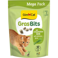 Вітамінізовані таблетки GimCat Gras Bits для котів усіх порід трав яні кульки 425г пауч