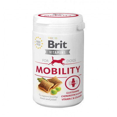 Вітаміни Brit Vitamins Mobility для дорослих собак для підтримки здоров я кісток і суглобів з лососем 150 г Вітаміни Brit Vitamins Mobility для дорослих собак для підтримки здоров я кісток і суглобів з лососем 150 г