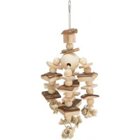Іграшка Trixie для птахів, підвісна, 35 см (натуральні матеріали) Іграшка Trixie для птахів, підвісна, 35 см (натуральні матеріали)