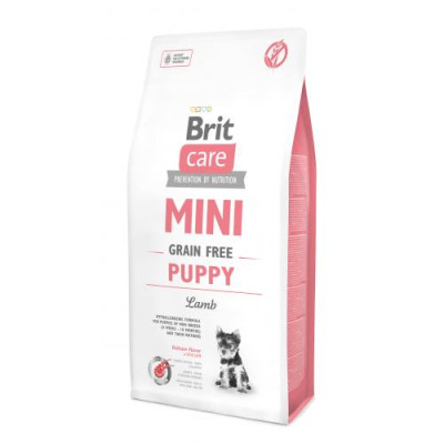 Сухий корм Brit Care GF Mini Puppy для цуценят мініатюрних порід, з ягням, 7 кг Сухий корм Brit Care GF Mini Puppy для цуценят мініатюрних порід, з ягням, 7 кг