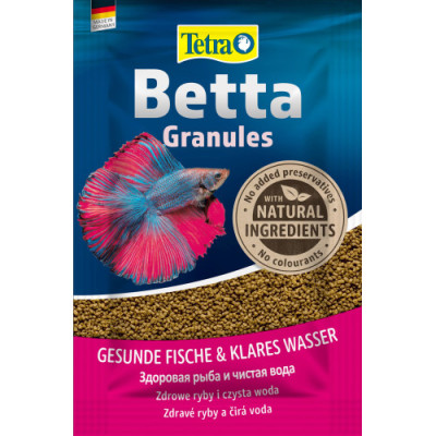 Корм Tetra Betta Granules для рибок півників, 5 г (гранули) Корм Tetra Betta Granules для рибок півників, 5 г (гранули)