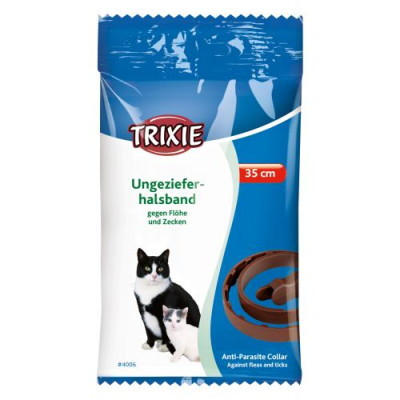 Біо-нашийник Trixie Flea & Tick Collar для котів, 35 см (від зовнішніх паразитів) Біо-нашийник Trixie Flea & Tick Collar для котів, 35 см (від зовнішніх паразитів)