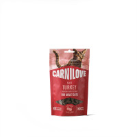 Ласощі Carnilove Soft Snack Turkey with Catnip для котів м'які індичка і котяча м'ята 50 г Ласощі Carnilove Soft Snack Turkey with Catnip для котів м'які індичка і котяча м'ята 50 г
