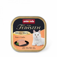 Корм вологий Vom Feinsten Adult Turkey Salmon для котів з індичкою і лососем 100 г Корм вологий Vom Feinsten Adult Turkey Salmon для котів з індичкою і лососем 100 г