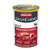 Вологий корм Animonda GranCarno для дорослих собак, мультим'ясний коктейль, 400 г Вологий корм Animonda GranCarno для дорослих собак, мультим'ясний коктейль, 400 г