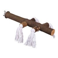 Жердинка Trixie Natural Living для птахів з мотузкою дерево 25 см/25 мм Жердинка Trixie Natural Living для птахів з мотузкою дерево 25 см/25 мм