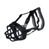Намордник Trixie Muzzle Flex для собак, силіконовий, M-L 22 см (чорний) Намордник Trixie Muzzle Flex для собак, силіконовий, M-L 22 см (чорний)