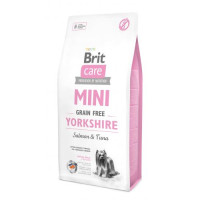 Сухий корм Brit Care GF Mini Yorkshire для йоркширських тер'єрів, з лососем та тунцем, 7 кг Сухий корм Brit Care GF Mini Yorkshire для йоркширських тер'єрів, з лососем та тунцем, 7 кг
