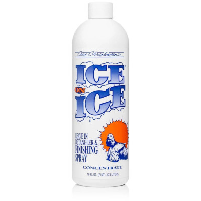 Кондиціонер Chris Christensen Ice On Ice Concentrate для собак та котів для розплутування ковтунів 473 мл Кондиціонер Chris Christensen Ice On Ice Concentrate для собак та котів для розплутування ковтунів 473 мл