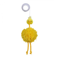 Іграшка Trixie Курка з брязкальцем на гумці для котів, 20 см (плюш) Іграшка Trixie Курка з брязкальцем на гумці для котів, 20 см (плюш)