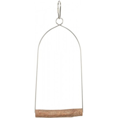 Іграшка Trixie Гойдалки-арка для птахів, 10x22 см (дерево) Іграшка Trixie Гойдалки-арка для птахів, 10x22 см (дерево)