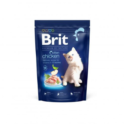 Сухий корм Brit Premium Cat by Nature Kitten для кошенят, з куркою, 1500 г Сухий корм Brit Premium Cat by Nature Kitten для кошенят, з куркою, 1500 г