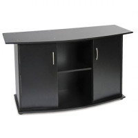 Підставка під акваріум Природа овальна з дверима, чорна, 120х40х70 см Підставка під акваріум Природа овальна з дверима, чорна, 120х40х70 см