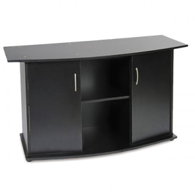 Підставка під акваріум Природа овальна з дверима, чорна, 120х40х70 см Підставка під акваріум Природа овальна з дверима, чорна, 120х40х70 см