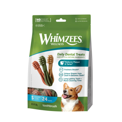 Ласощі Whimzees Toothbrush д/собак у формі зубної щітки S 24 шт Ласощі Whimzees Toothbrush д/собак у формі зубної щітки S 24 шт