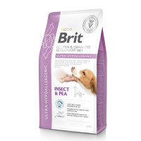 Корм сухий Brit VetDiet Dog Ultra-hypoallergenic для собак при проблемах з травленням з комахами 2 кг