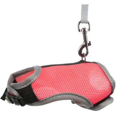 Шлейка з повідцем Trixie Soft для морської свинки, нейлон, 18-25 см (кольори в асортименті) Шлейка з повідцем Trixie Soft для морської свинки, нейлон, 18-25 см (кольори в асортименті)