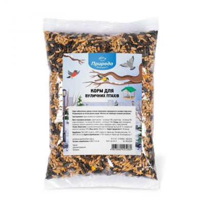 Корм Природа для вуличних птахів, 500 г Корм Природа для вуличних птахів, 500 г