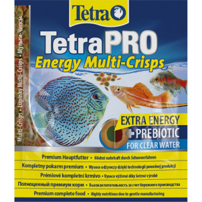 Корм Tetra PRO Energy Multi-Crisps для акваріумних риб, 12 г (чіпси) Корм Tetra PRO Energy Multi-Crisps для акваріумних риб, 12 г (чіпси)