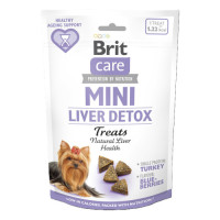 Ласощі Brit Care Mini Treats Liver Detox для собак малих порід, для детоксу печінки, з індичкою і смаком чорниці, 50 г Ласощі Brit Care Mini Treats Liver Detox для собак малих порід, для детоксу печінки, з індичкою і смаком чорниці, 50 г