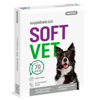 Нашийник Provet SOFTVET БІО для собак середніх та великих порід репелентний 70 см Нашийник Provet SOFTVET БІО для собак середніх та великих порід репелентний 70 см
