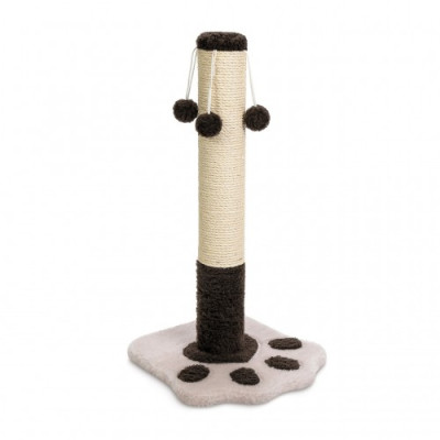 Дряпка Природа Д04 Лапка з чотирма бубонами, 37x37x67 см Дряпка Природа Д04 Лапка з чотирма бубонами, 37x37x67 см