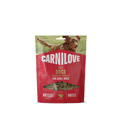 Ласощі Carnilove Soft Snack Duck with Rosemary для собак м'які качка і розмарин 200 г Ласощі Carnilove Soft Snack Duck with Rosemary для собак м'які качка і розмарин 200 г