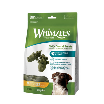 Ласощі Whimzees Alligator д/собак у формі Алігатора M 12 шт Ласощі Whimzees Alligator д/собак у формі Алігатора M 12 шт
