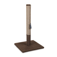 Дряпка Природа Мімі Brown джут штучне хутро 36x36x66 см коричнева