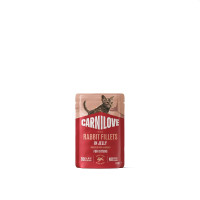 Корм вологий Carnilove Jelly Rabbit with Marigold для котів кролик і календула в желе 85 г Корм вологий Carnilove Jelly Rabbit with Marigold для котів кролик і календула в желе 85 г