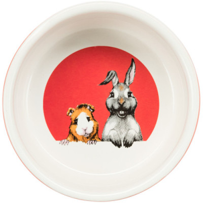 Миска Trixie Хані і Хупер для гризунів керамічна 250 мл, 11 см Миска Trixie Хані і Хупер для гризунів керамічна 250 мл, 11 см