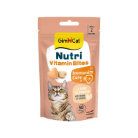 Вітаміни GimCat Nutri Vitamin Bites для дорослих котів мультивітаміни 40 г