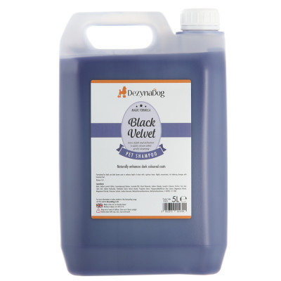 Шампунь Dezynadog Black Velvet Colour Enhance для посилення кольору чорної та темно-коричневої шерсті для усіх порід відновл Шампунь Dezynadog Black Velvet Colour Enhance для посилення кольору чорної та темно-коричневої шерсті для усіх порід відновл