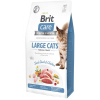 Сухий корм Brit Care Cat GF Large Power & Vitality для котів великих порід, качка та курка, 7 кг Сухий корм Brit Care Cat GF Large Power & Vitality для котів великих порід, качка та курка, 7 кг