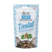 Функціональні ласощі Brit Care Dental з індичкою для котів, 50г