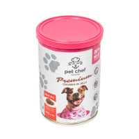 Корм вологий для дорослих собак Pet Chef, шматочки в желе М'ясний мікс 415 г Корм вологий для дорослих собак Pet Chef, шматочки в желе М'ясний мікс 415 г