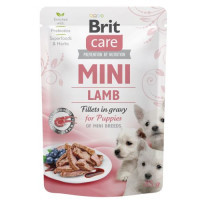 Вологий корм Brit Care Mini для цуценят, з філе ягняти в соусі, 85 г Вологий корм Brit Care Mini для цуценят, з філе ягняти в соусі, 85 г