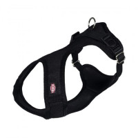 Шлея Trixie Soft для собак, м'яка, нейлон, S 33-50 см / 20 мм (чорна) Шлея Trixie Soft для собак, м'яка, нейлон, S 33-50 см / 20 мм (чорна)