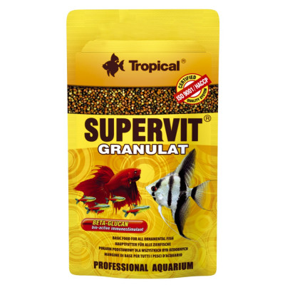Корм Tropical Supervit Granulat для акваріумних риб гранули 10 г Корм Tropical Supervit Granulat для акваріумних риб гранули 10 г