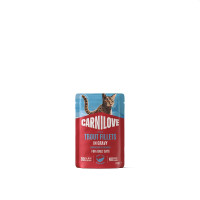 Корм вологий Carnilove Gravy Trout with Echinacea для котів форель та ехінацея в соусі 85 г Корм вологий Carnilove Gravy Trout with Echinacea для котів форель та ехінацея в соусі 85 г