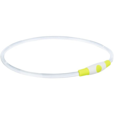 Нашийник Trixie Flash Light Ring USB для собак мигаючий силіконовий зелений розмір S–M 35 см/8 мм Нашийник Trixie Flash Light Ring USB для собак мигаючий силіконовий зелений розмір S–M 35 см/8 мм
