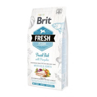 Сухий корм Brit Fresh для дорослих собак великих порід, для м'язів та суглобів, з рибою та гарбузом, 2,5 кг Сухий корм Brit Fresh для дорослих собак великих порід, для м'язів та суглобів, з рибою та гарбузом, 2,5 кг