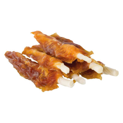 Ласощі Trixie Chicken Flags для собак жувальні рулетики з курячої грудки 14 см 220 шт/уп
