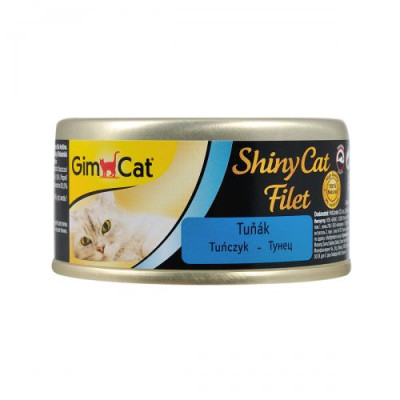 Вологий корм GimCat Shiny Cat Filet для котів, тунець, 70 г Вологий корм GimCat Shiny Cat Filet для котів, тунець, 70 г