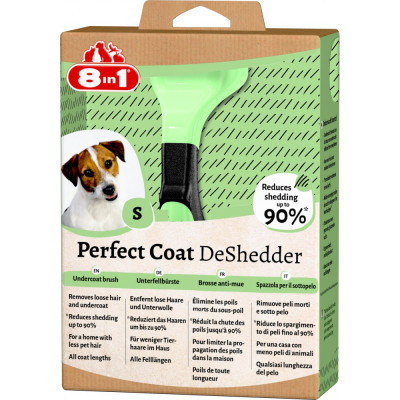 Дешеддер 8in1 Perfect Coat для вичісування собак розмір S 4,5 см Дешеддер 8in1 Perfect Coat для вичісування собак розмір S 4,5 см