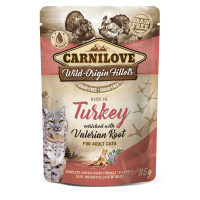 Корм вологий Carnilove Turkey with Valerian д/котів індичка і валеріана 85 г Корм вологий Carnilove Turkey with Valerian д/котів індичка і валеріана 85 г