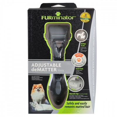 Колтуноріз FURminator для собак та котів регульований