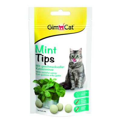 Вітамінізовані ласощі для котів GimCat Cat-Mintips з котячою м'ятою, 40 г Вітамінізовані ласощі для котів GimCat Cat-Mintips з котячою м'ятою, 40 г