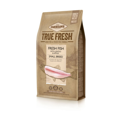 Корм сухий для собак малих порід Carnilove True Fresh Fish Adult Small Breed з рибою, 1,4 кг Корм сухий для собак малих порід Carnilove True Fresh Fish Adult Small Breed з рибою, 1,4 кг